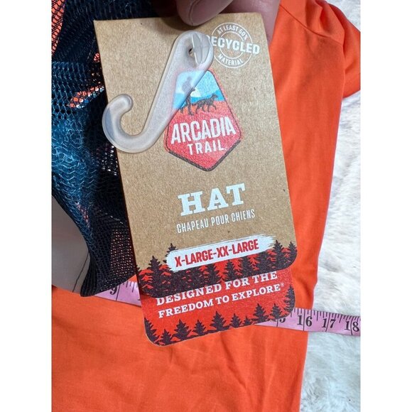 Arcadia trail logo tee and hat dog size XXL - Picture 8 of 10